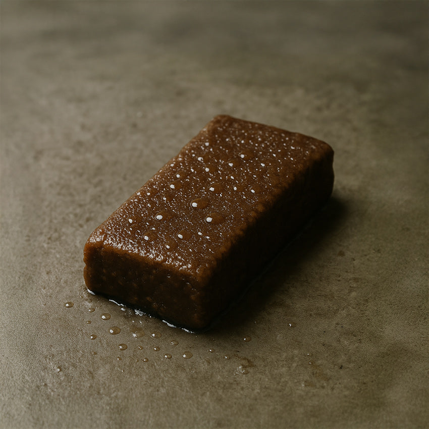 Sweaty, overly processed protein bar.