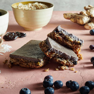 Blueberry Ginger High-Protein Bars