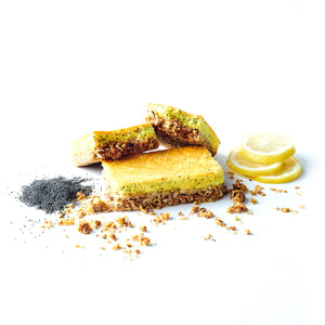 Lemon Poppy Seed High-Protein Bars