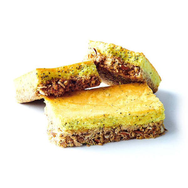Lemon Poppy Seed High-Protein Bars